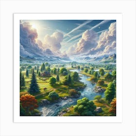 Valley Of Dreams Art Print