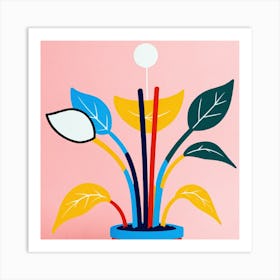 Plant In A Pot 4 Art Print