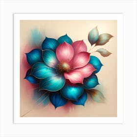 Flower Painting 6 Art Print