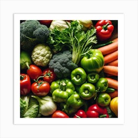 Fresh Vegetables Art Print