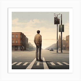 Man In The Street Art Print