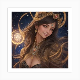 Mystical Enchantress Art Print