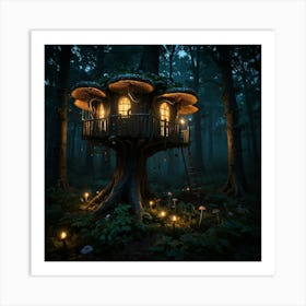 Fairy House In The Forest 8 Art Print