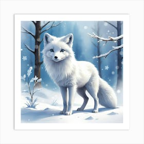 Snowy Wonderland Art Print