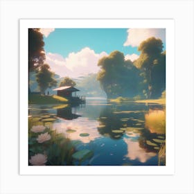 Lily Pond 17 Art Print