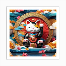 Lucky Cat 1 Art Print