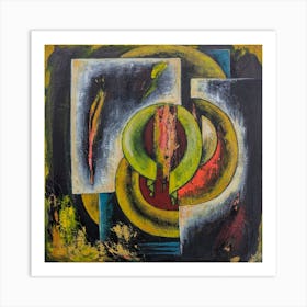 Vibrant Abstract  Wall Art Expressions Art Print