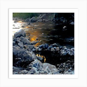 Mission Creek Art Print