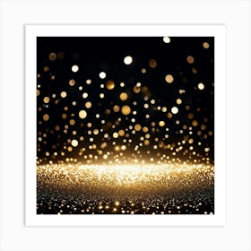 Abstract Pattern Of Bling And Glittering Diamonds Evoking A Magical Cosmic Party Atmosphere With R (2) Art Print