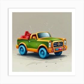 Toy Truck Art Print