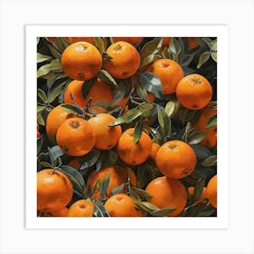 Tangerines Art Print