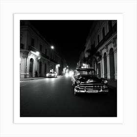 Cuba At Night Art Print