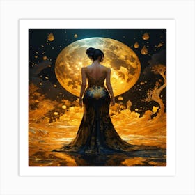 Full Moon Art Print