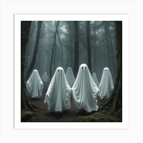 Ghosts In The Woods 1 Art Print