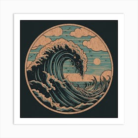 Great Wave Off Kanagawa 2 Art Print