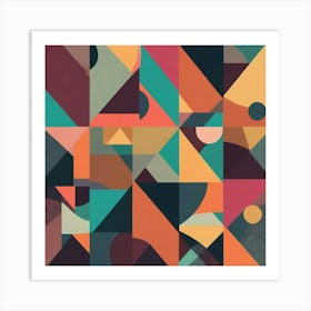 Abstract Geometric Pattern 3 Art Print