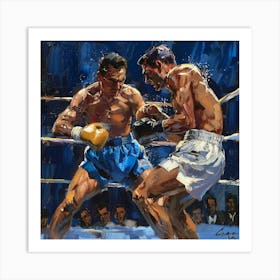 Boxing Match 1 Art Print