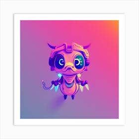 Pixel Art Art Print