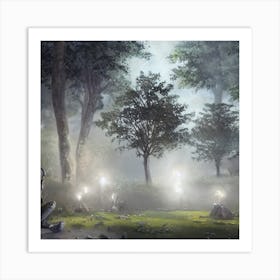 Forest Scene Art Print