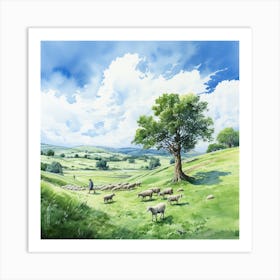 The Lost Sheep Art Print