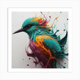 Colorful Bird 1 Art Print