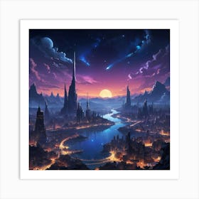 Cityscape Art Print