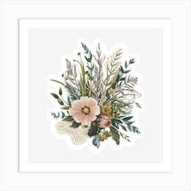 Bouquet Of Flowers 7 Art Print