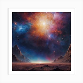 Nebula Art Print