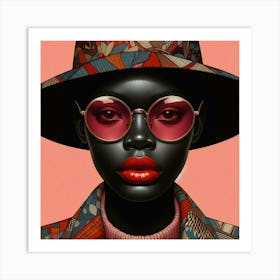 AfroFashion #007 Art Print