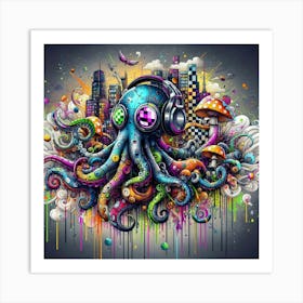 Octopus 23 Art Print