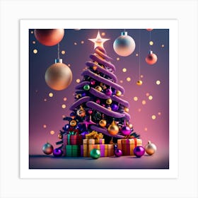 Christmas Tree 4 Art Print