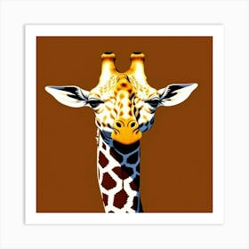 Giraffe Art Print Art Print