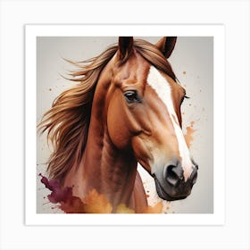 Horse Portrait 1 Art Print