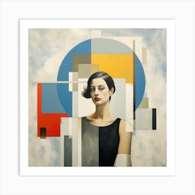 Bauhaus Israeli Woman 02 Art Print