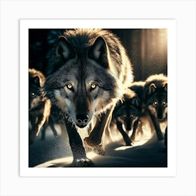 Wild Animal Creative Portrait 175 Art Print