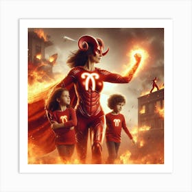 Aries Super Mom #11 Art Print