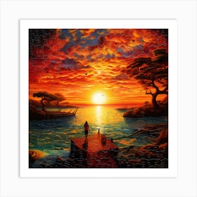 Sunset 4 Art Print