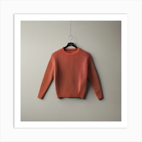 Sweater Hanging On A Hanger Art Print