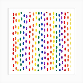 Rainbow Dots 1 Art Print