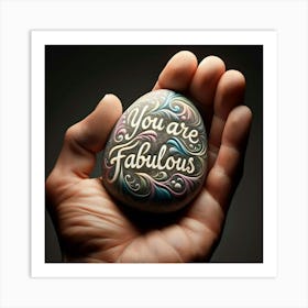 You Are Fabulous Art Print