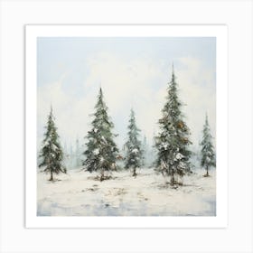 Winter Trees Art Print