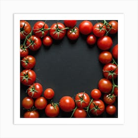 Frame Of Tomatoes 10 Art Print