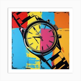 Watches Pop Art 3 Art Print