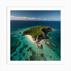 Island In The Middle Of The Ocean Art Print