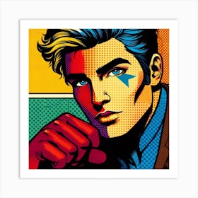 Pop Man Art Print