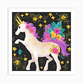 The So Extra Unicorn Art Print