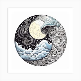 Yin And Yang 17 Art Print