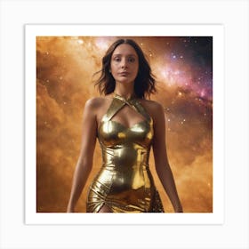 Golden Goddess Art Print