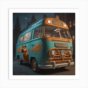 Scooby Doo Van Art Print