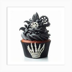 Halloween Cupcake 4 Art Print